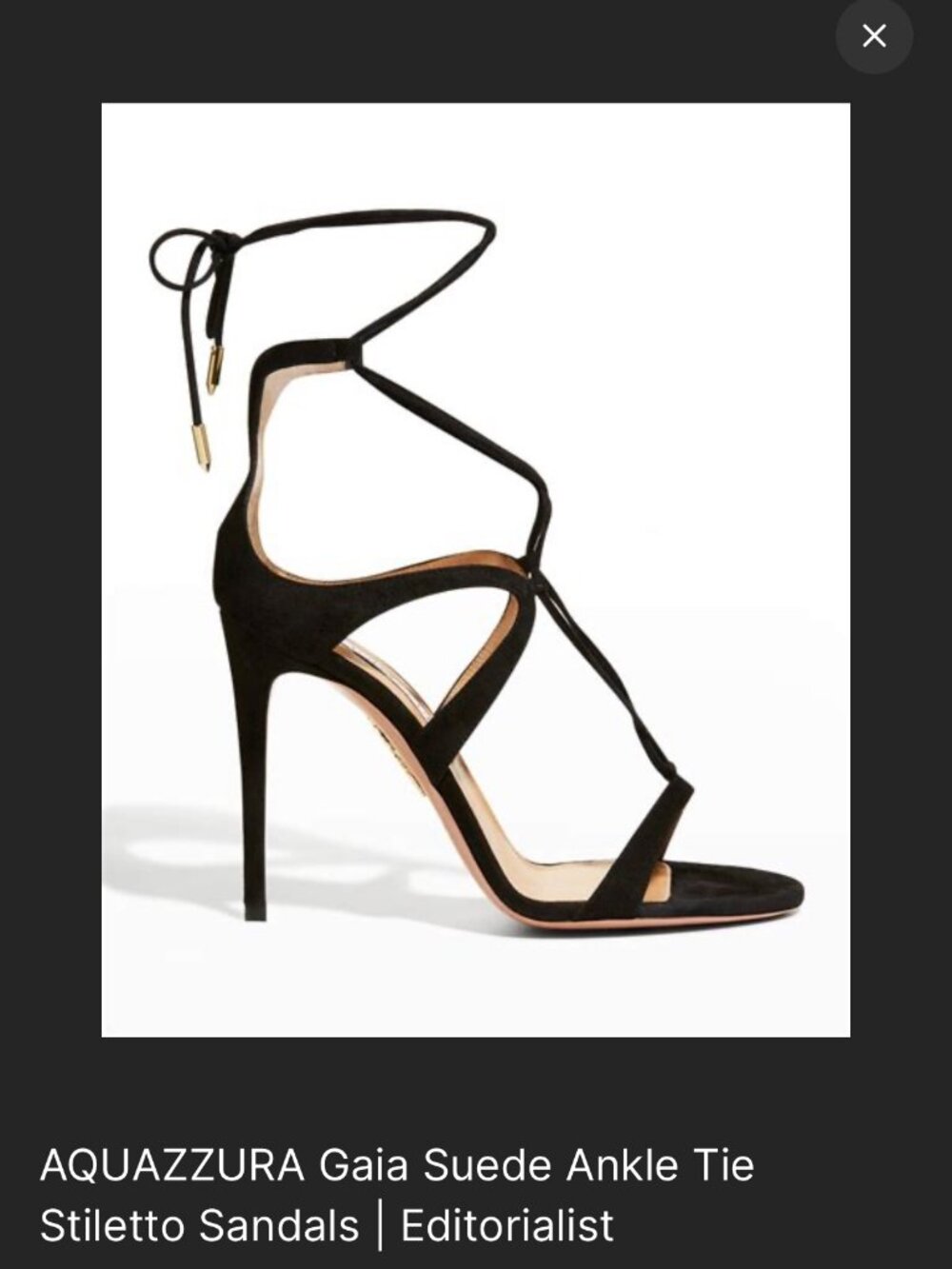 Aquazurra Gaia Sandals